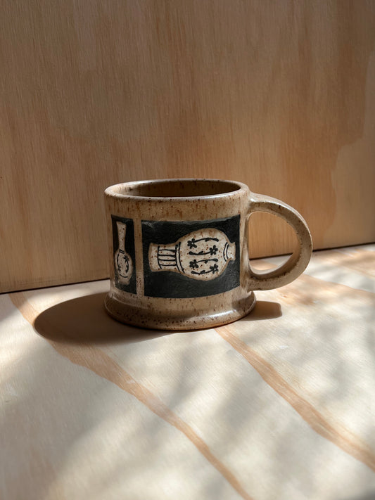 O+E Handpainted stump mug variation 3